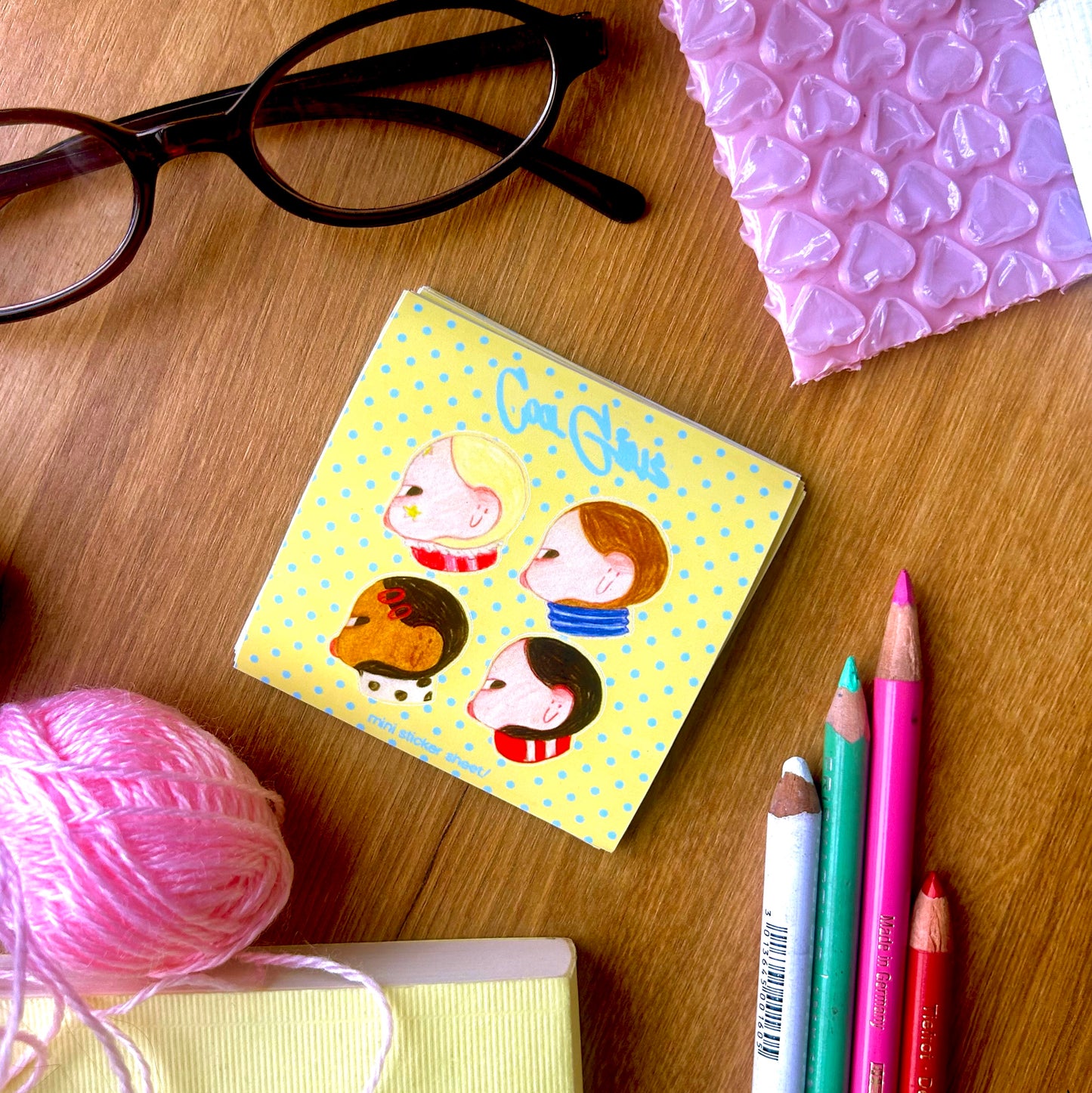 Cool Girls Mini Sticker Sheet
