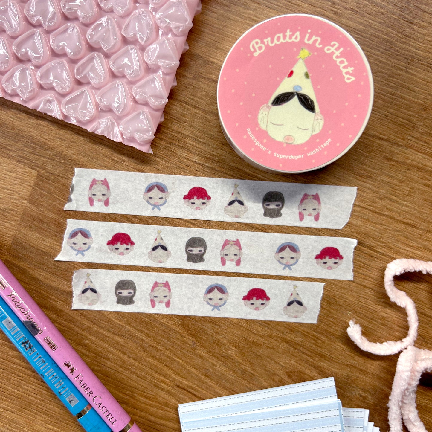 Brats In Hats Washitape