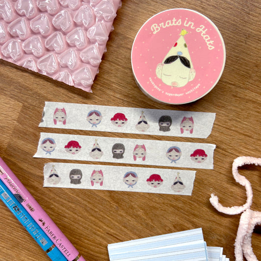 Brats In Hats Washitape