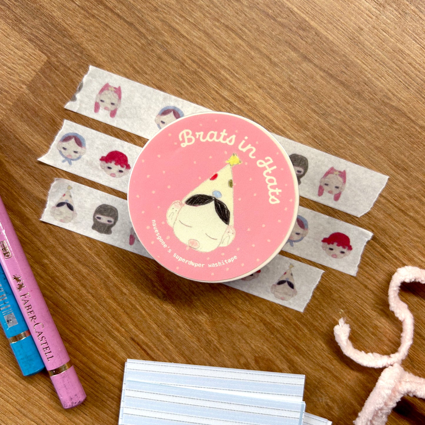 Brats In Hats Washitape