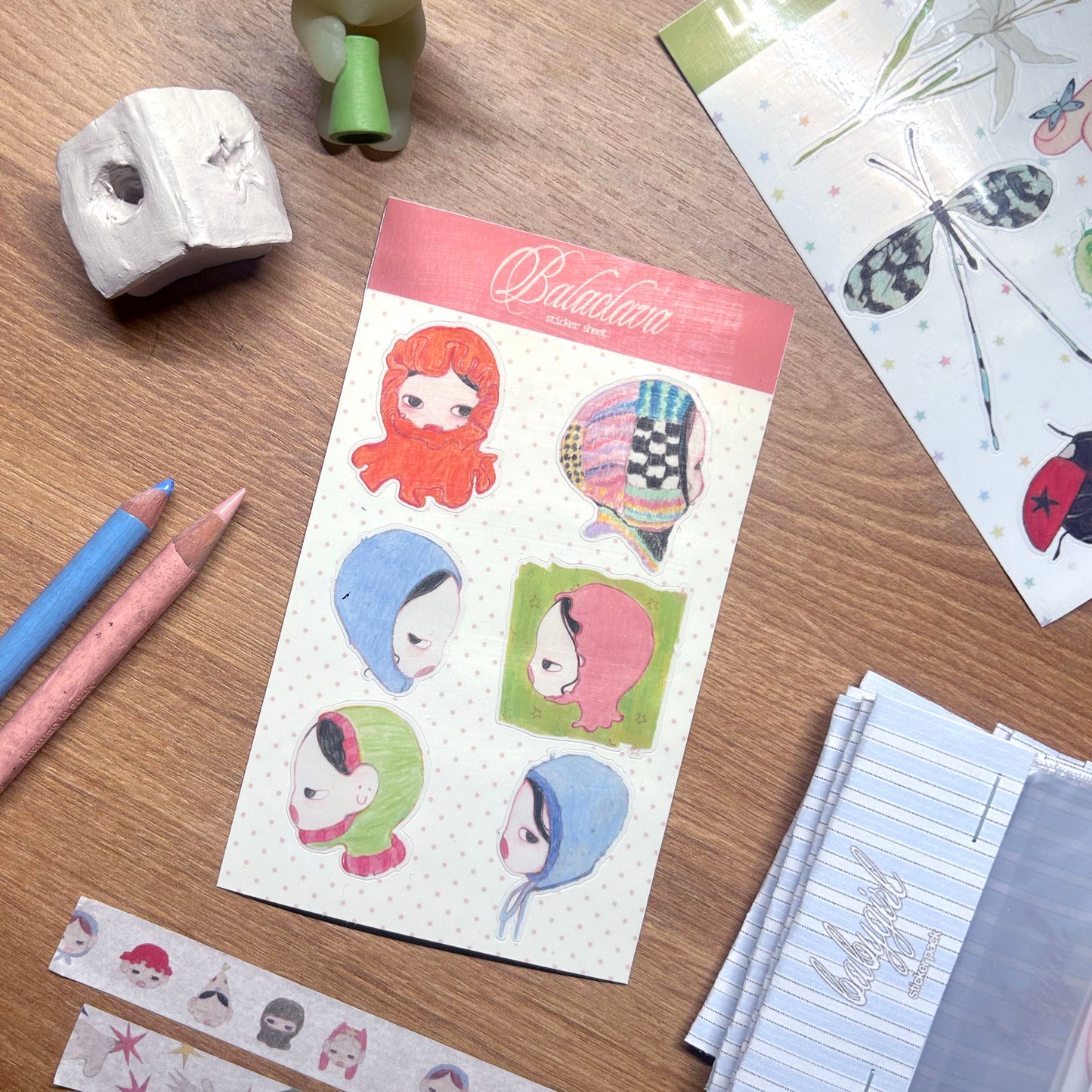 Balaclava Sticker Sheet